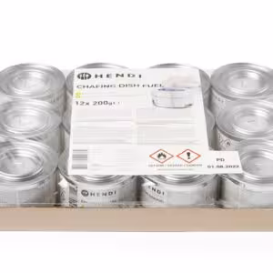 Pâte combustible pour chafing dish en boîte,  ,  12 u - cuisine professionnel de qualité