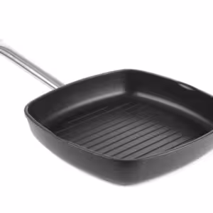 Poêle à griller rainurée Titanium Professional - cuisine professionnel de qualité