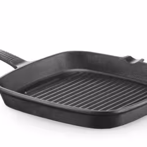 Poêle à griller en fonte - équipement professionnel de qualité