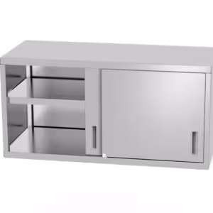 Armoire murale – soudée, avec portes coulissantes, ,... - cuisine professionnel de qualité