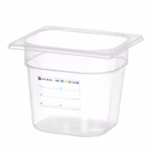 Bac Gastronorme 1/6, , 1/6, 2, Transparent - cuisine professionnel de qualité