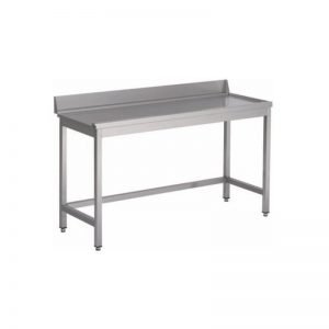 Table pour lave-vaisselle avec dosseret