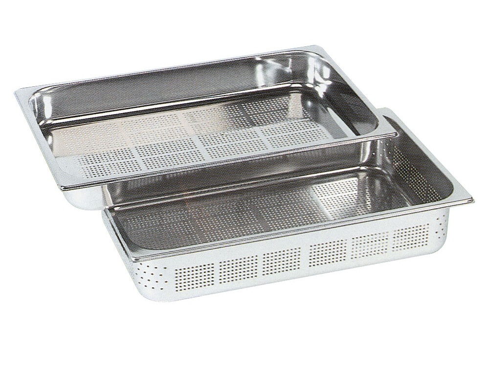 Bac gastronorm perforé 1/1 h40 mm - équipement professionnel de qualité
