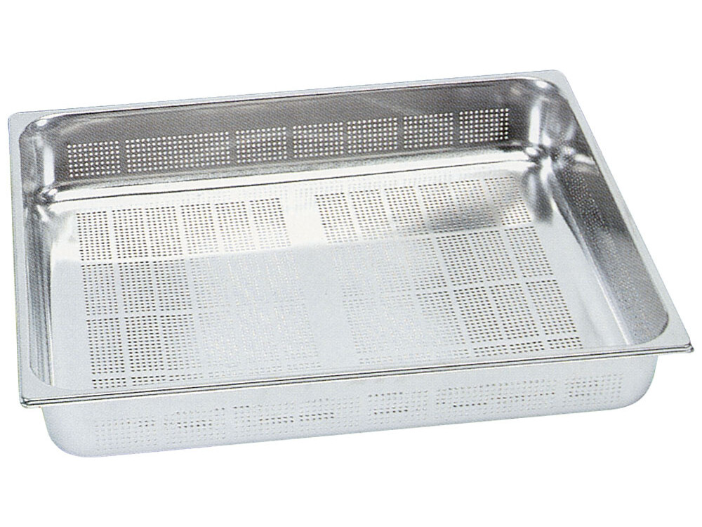 Bac gastronorm inox fond perfore h65 mm - restauration professionnel de qualité