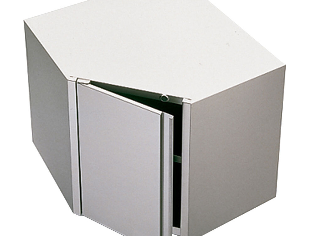 Armoire murale d'angle 90° - cuisine professionnel de qualité