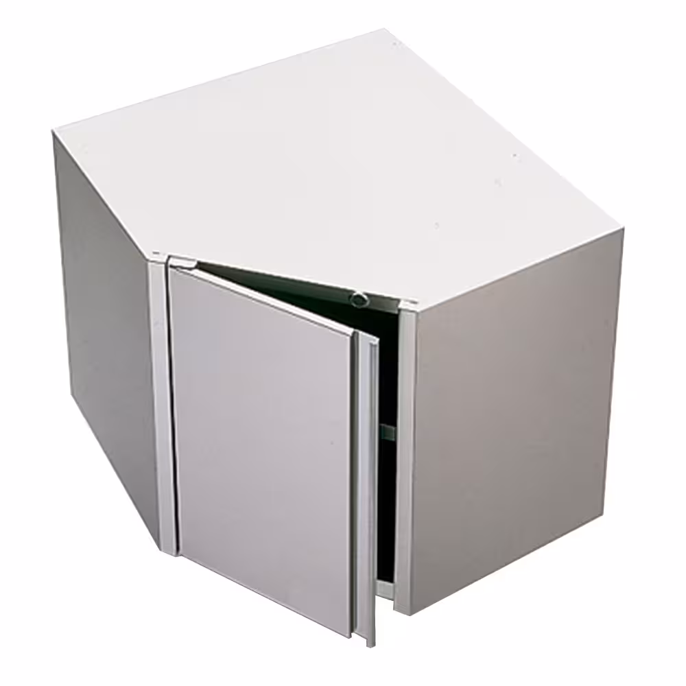 Armoire murale d'angle 90° - cuisine professionnel de qualité