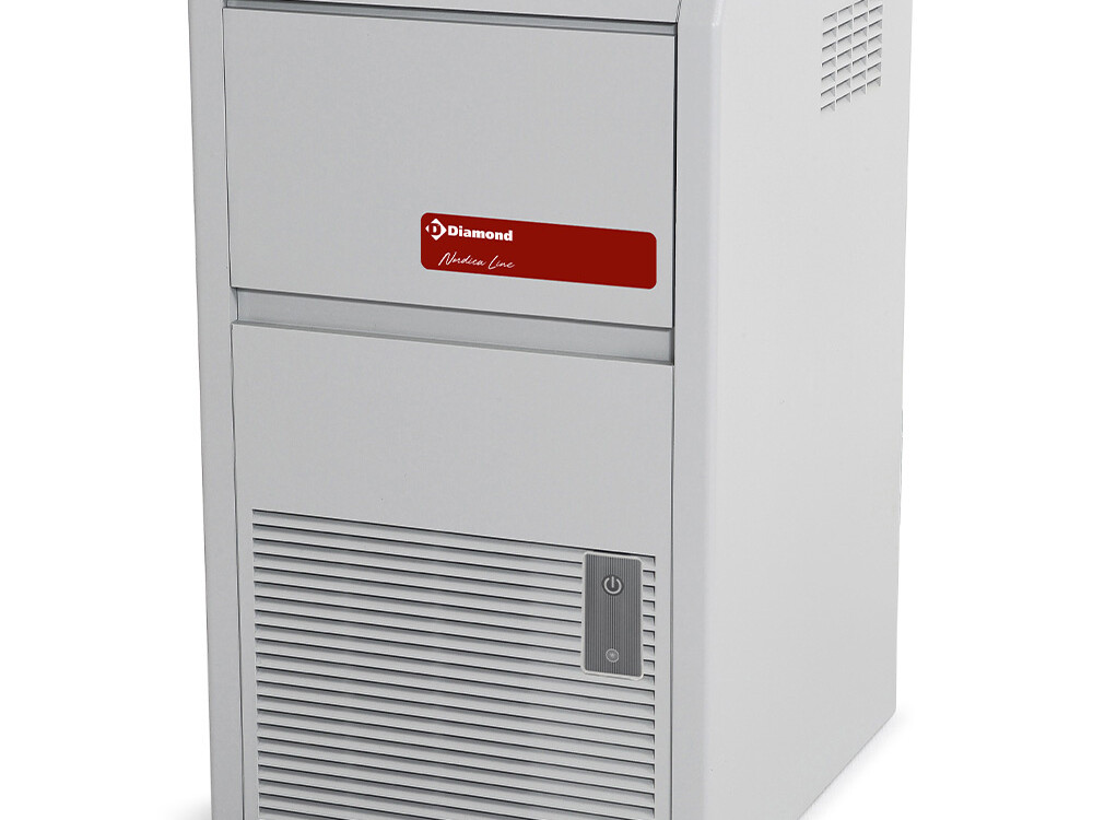 Machine à glaçons pleins 22 kg, avec réserve - - cuisine professionnel de qualité