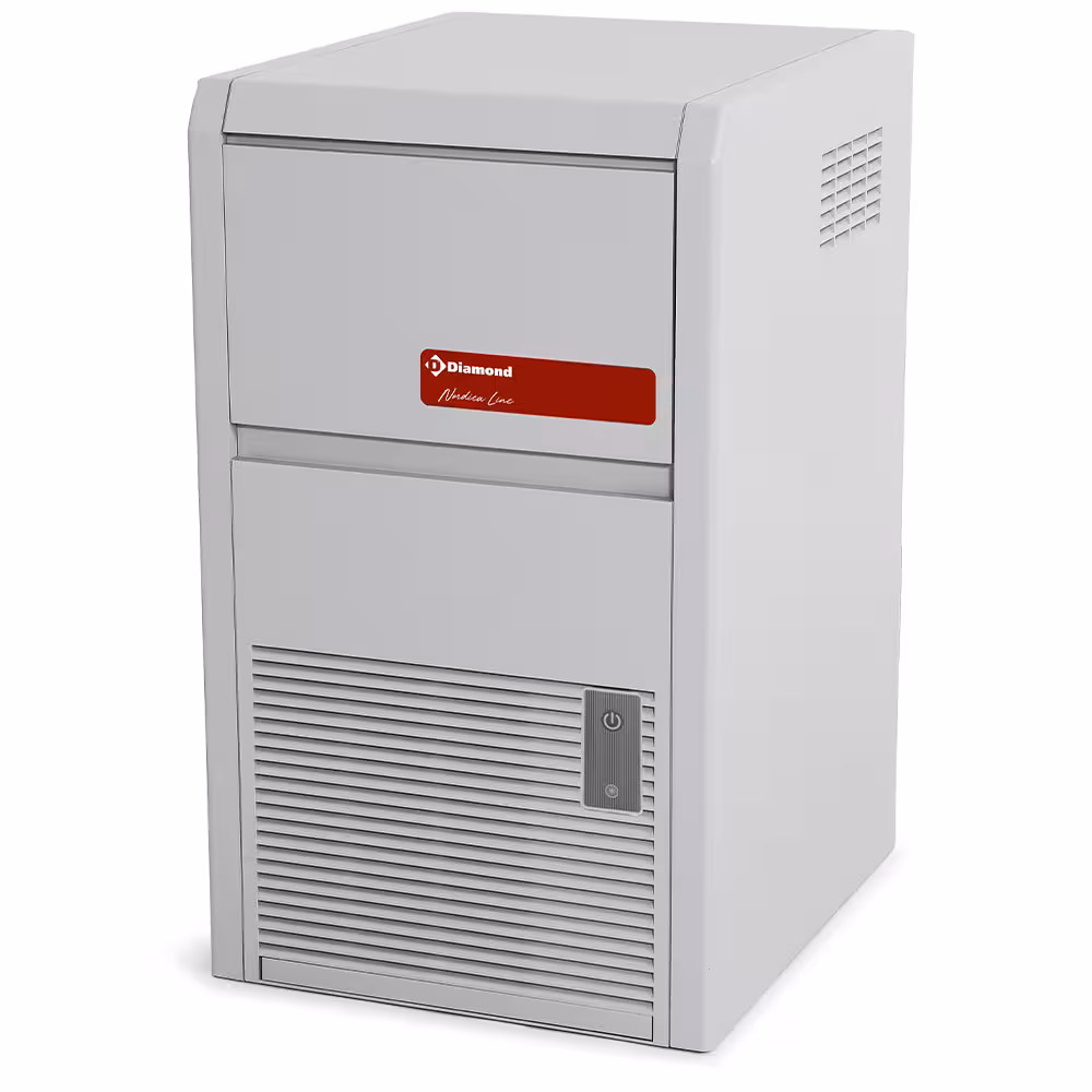 Machine à glaçons pleins 22 kg,  avec réserve - - cuisine professionnel de qualité