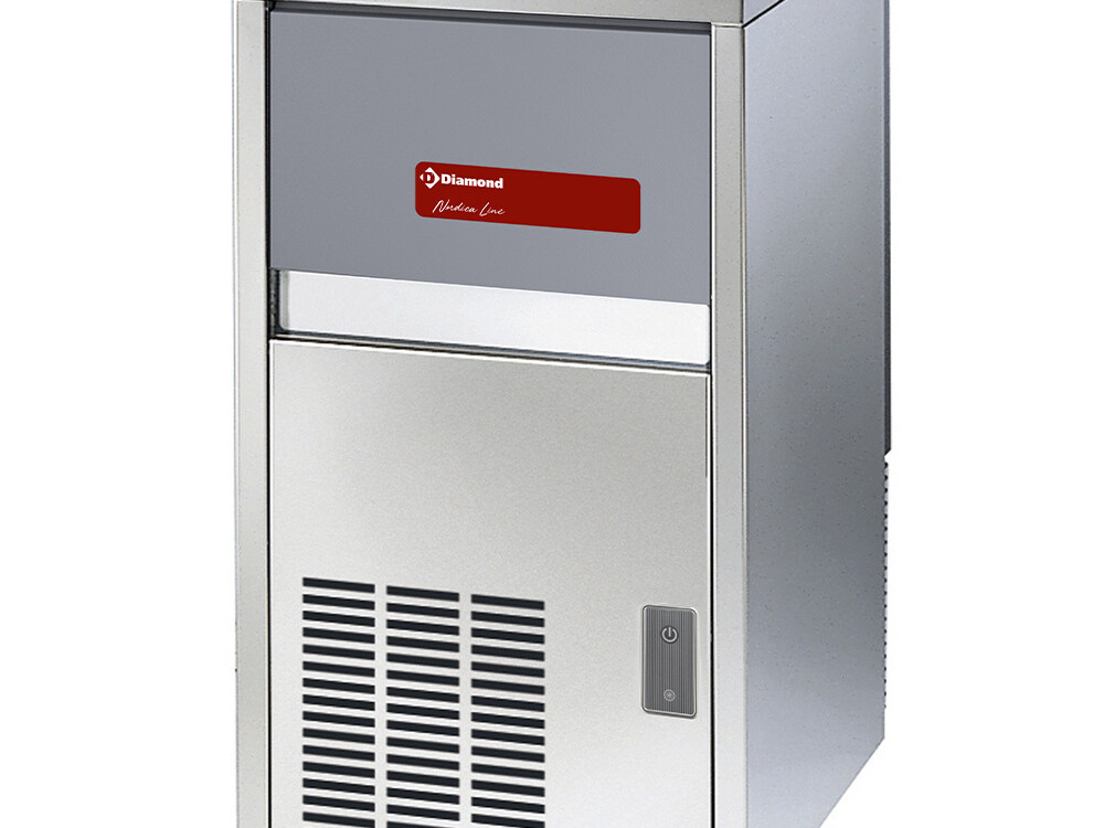 Machine à glaçons pleins 29 kg, avec réserve - - cuisine professionnel de qualité