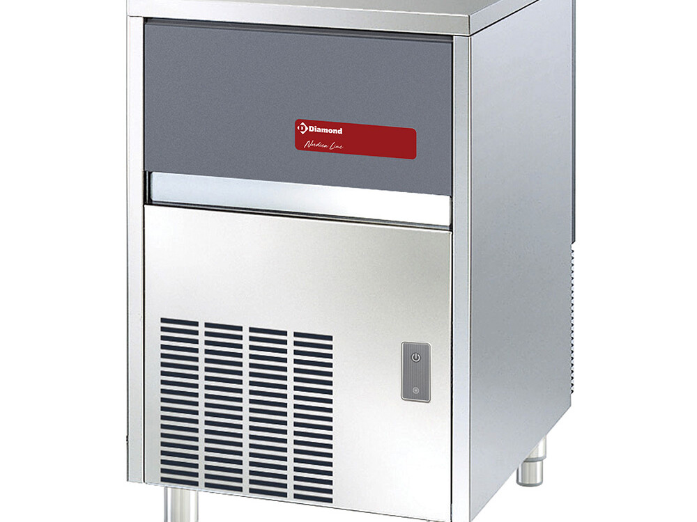 Machine à glaçons pleins 35 kg,  avec réserve - - restauration professionnel de qualité