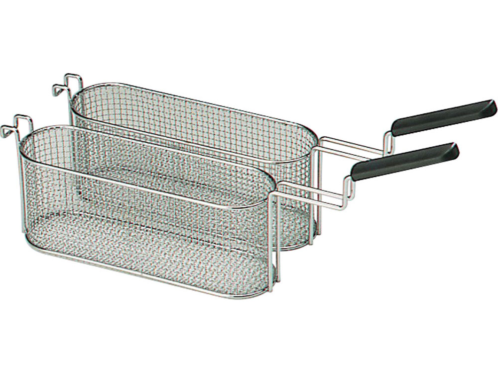 Couple de paniers, friteuse 5+5 lit. - professionnel professionnel de qualité