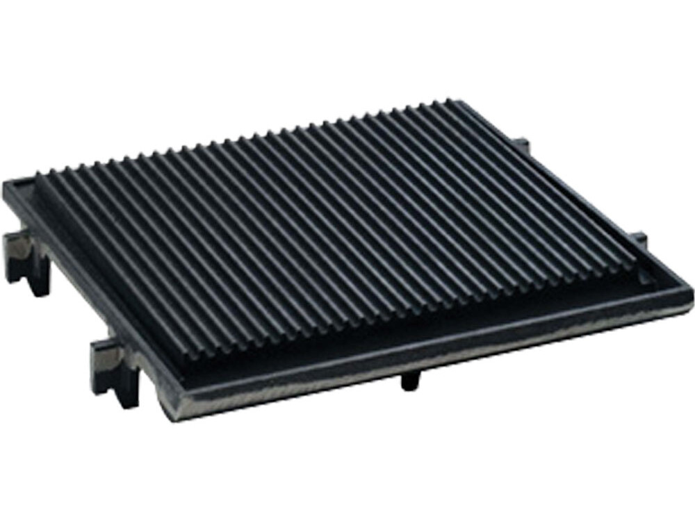 Plaque de cuisson rainurée,  1 feu - équipement professionnel de qualité