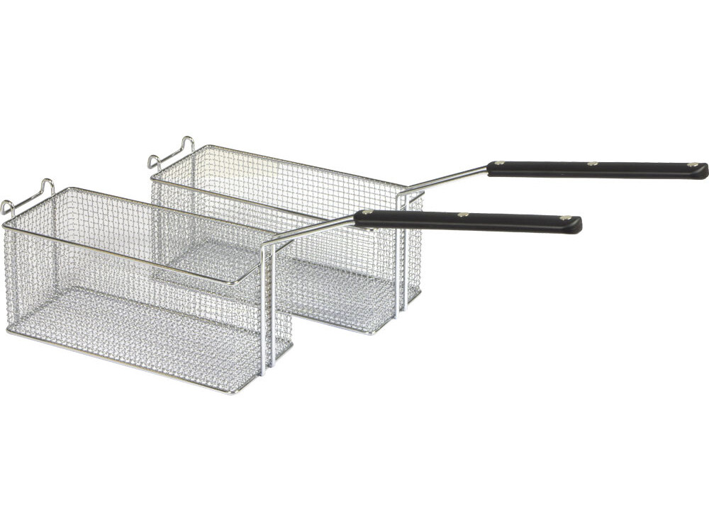 Panier pour friteuses (2x1/2) 23 litres - professionnel professionnel de qualité