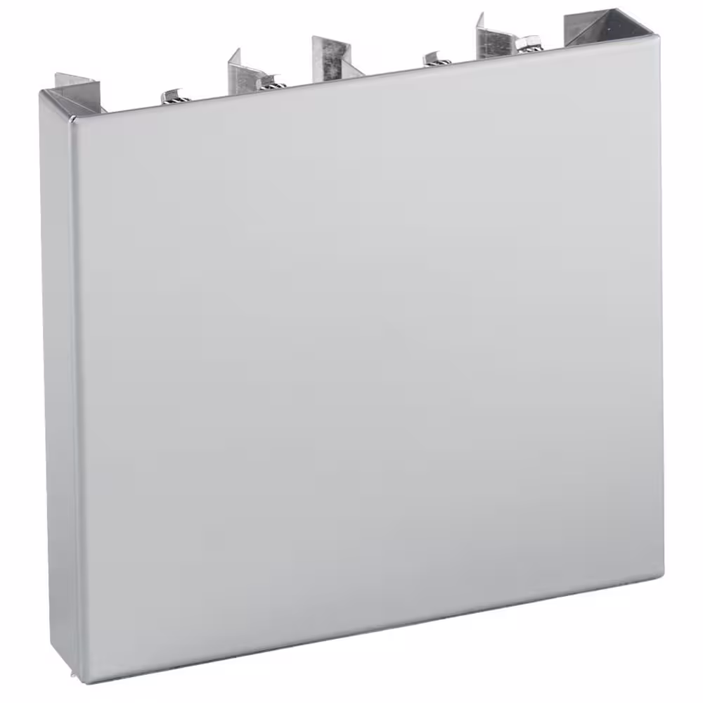 Plinthe frontale inox 400 mm - équipement professionnel de qualité