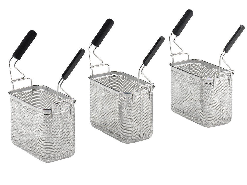 Set 3 paniers 40 Lt (3x 1/3) pour cuiseur à pâtes - équipement professionnel de qualité