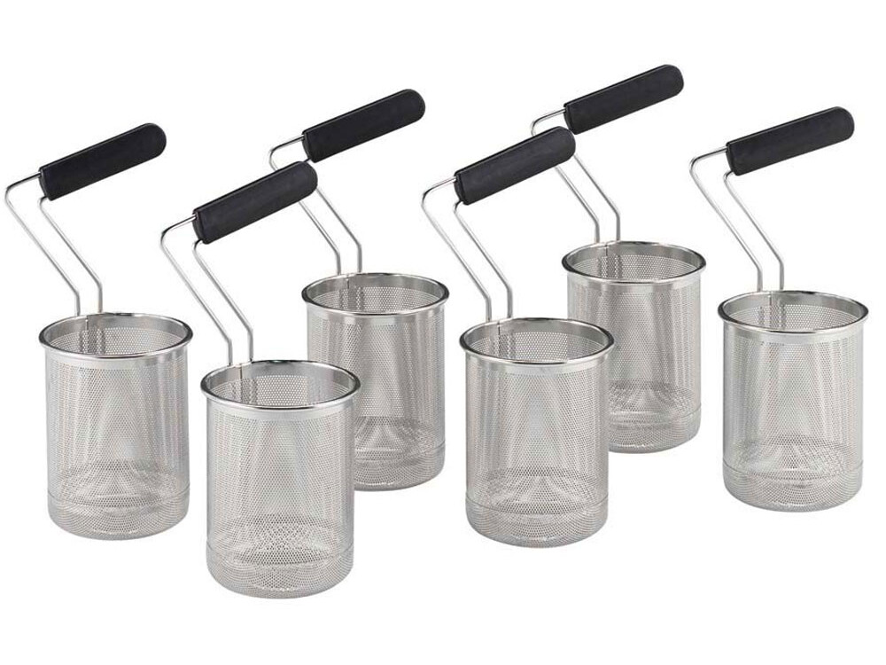 Set 6 paniers 40 Lt (6x Ø 135 mm) pour cuiseur à pâtes - cuisine professionnel de qualité