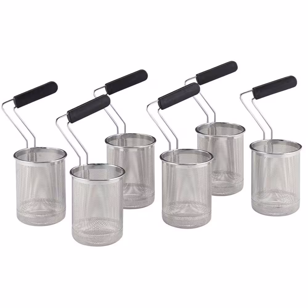 Set 6 paniers 40 Lt (6x Ø 135 mm) pour cuiseur à pâtes - cuisine professionnel de qualité