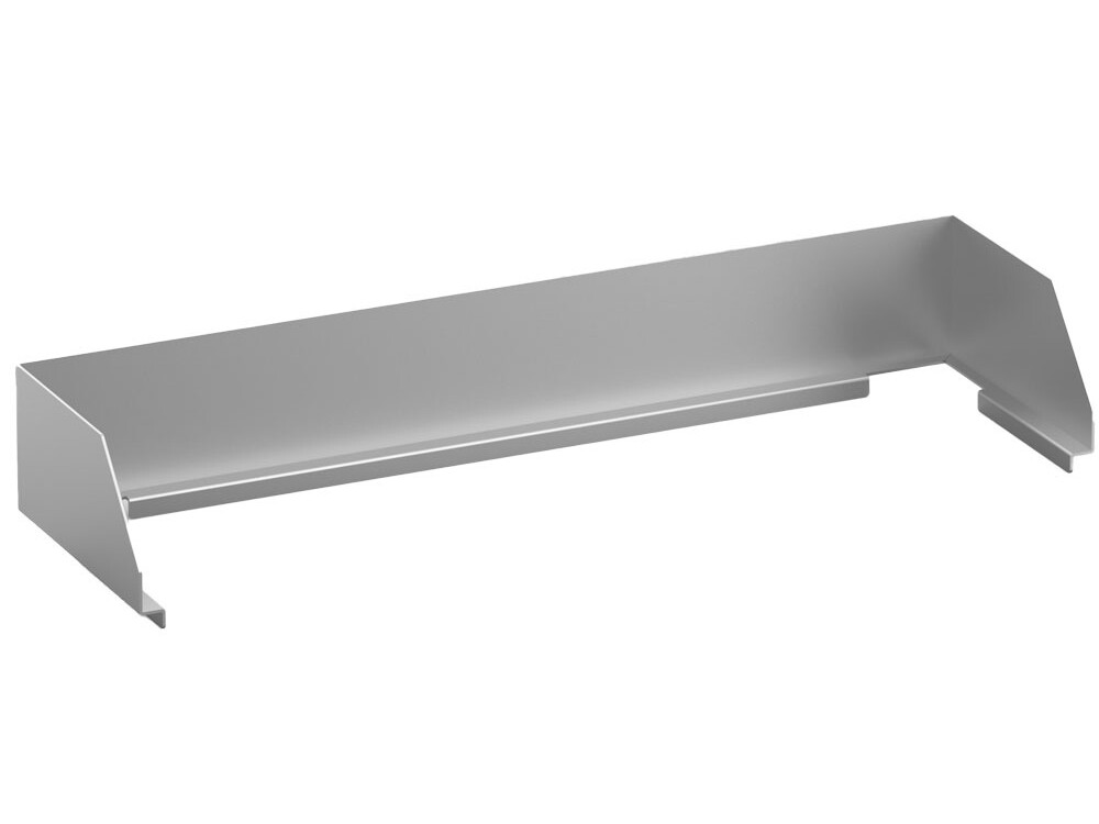 Rebord anti-éclaboussures inox, plaque 700mm - cuisine professionnel de qualité