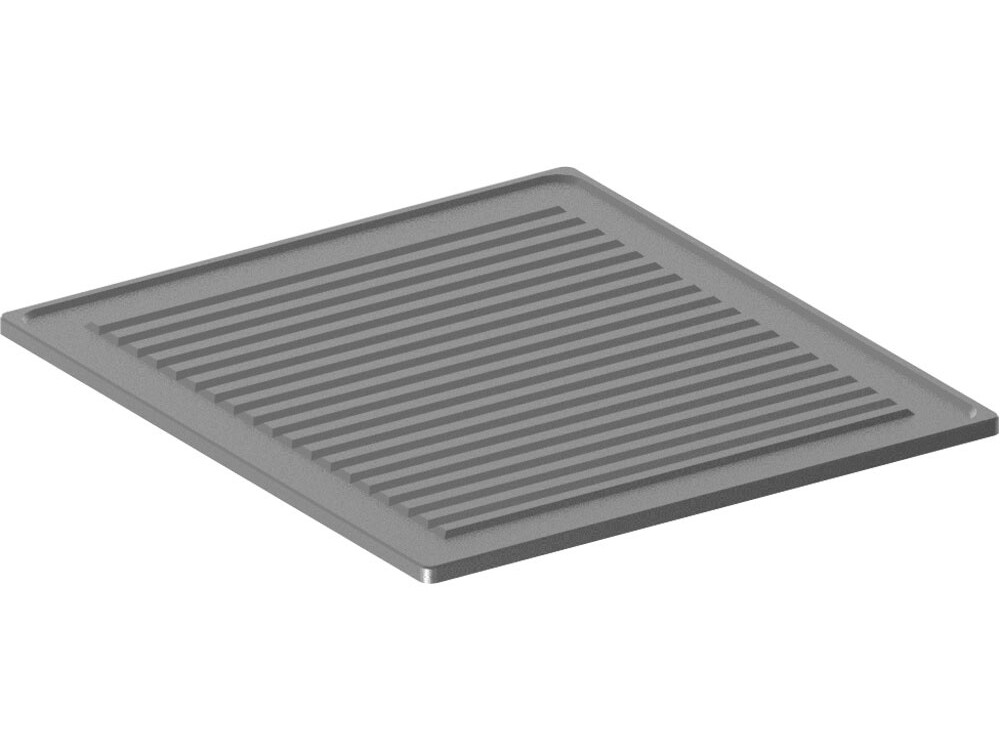 Plaque rainurée 1 brûleur - cuisine professionnel de qualité