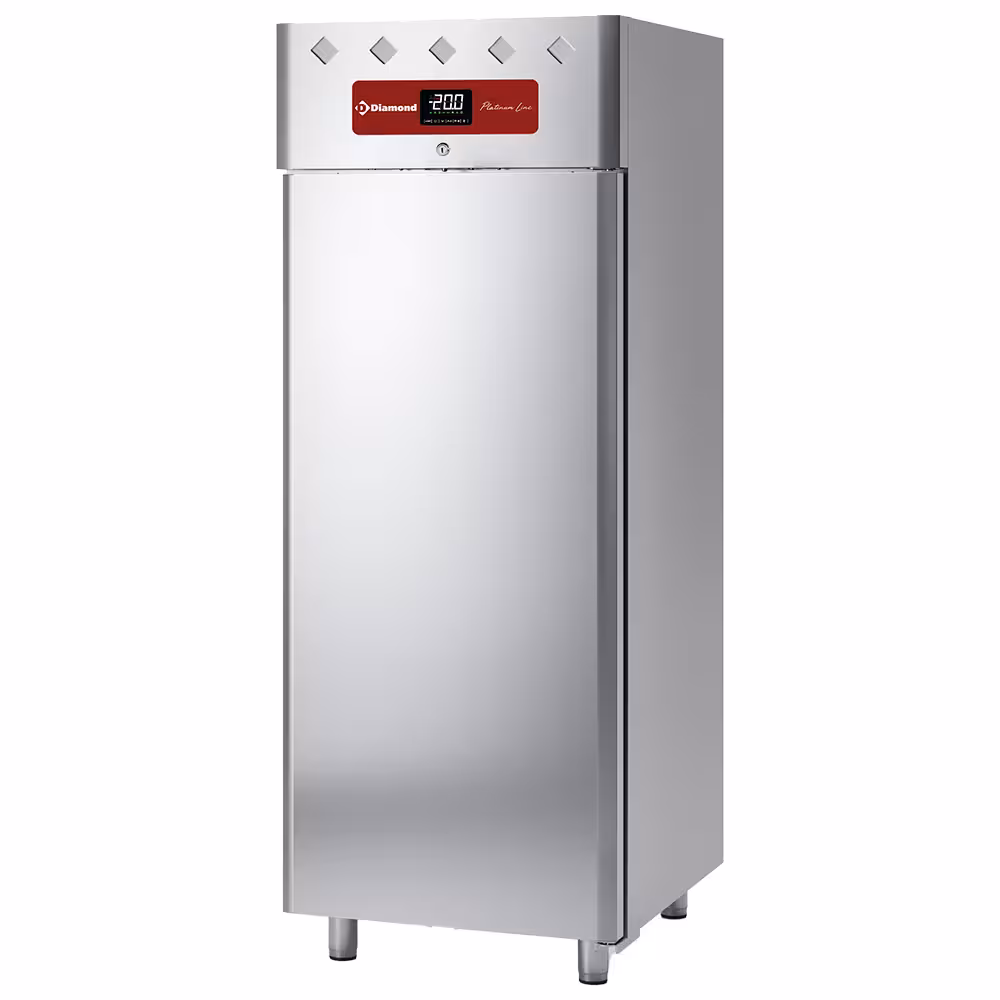 Armoire de congélation 700 litres ventilée, 1 porte 2/1 - cuisine professionnel de qualité