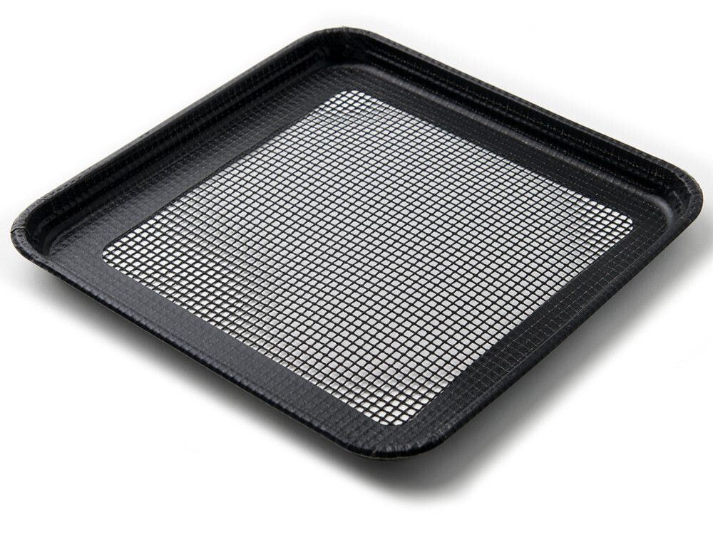 Set 2 plateaux de cuisson téflon perforé - restauration professionnel de qualité