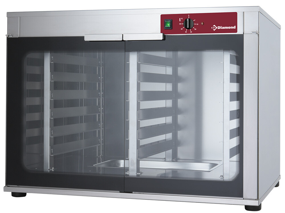 Armoires de pousse pour fours, 2 portes, 2x 6 niveaux - équipement professionnel de qualité