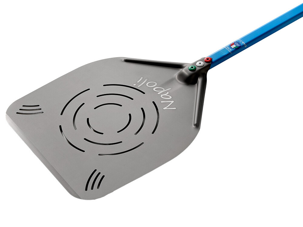 Pelle Napoletana perforée aluminium 320 mm - équipement professionnel de qualité