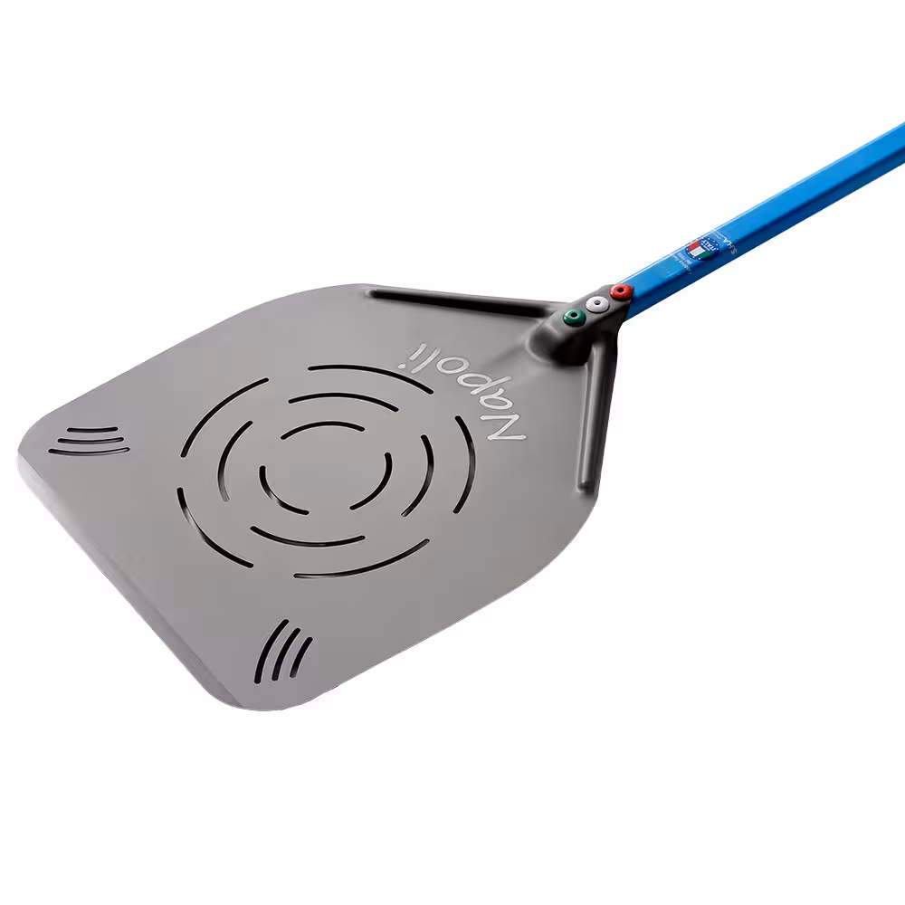 Pelle Napoletana perforée aluminium 320 mm - équipement professionnel de qualité