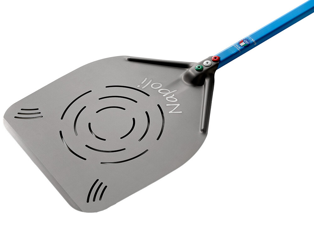 Pelle Napoletana perforée aluminium 370 mm - cuisine professionnel de qualité