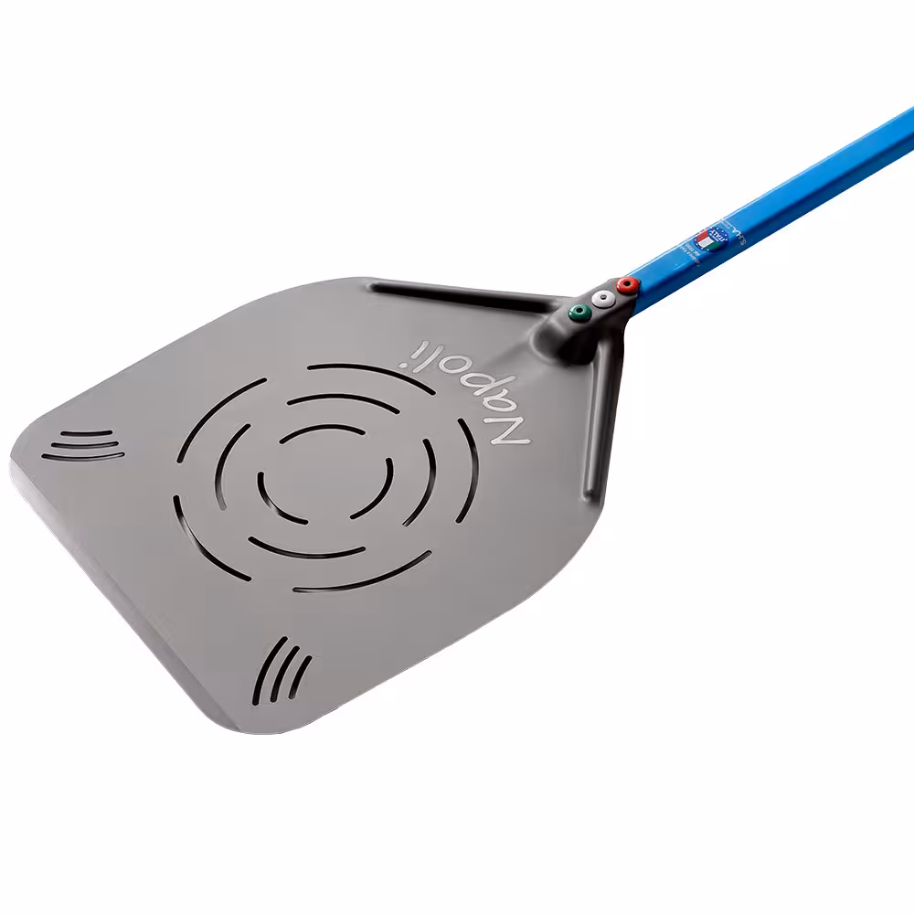 Pelle Napoletana perforée aluminium 370 mm - cuisine professionnel de qualité