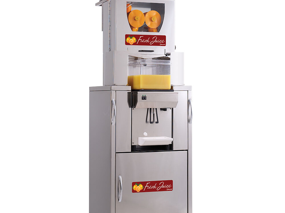 Presse-agrumes automatique - réfrigéré - sur meuble - restauration professionnel de qualité