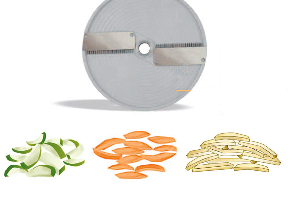 Disque bâtonnets 2, 5x2, 5 mm - cuisine professionnel de qualité