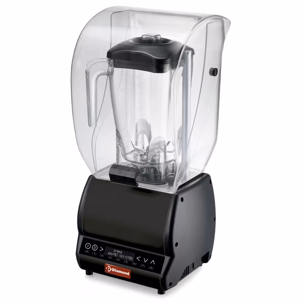 Mixer professionnel avec cloche,  verre carré 2 Lit ,  v... - professionnel professionnel de qualité