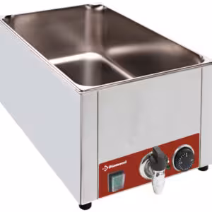 Bain-marie de table électrique 1/1 - 150 mm + robinet - équipement professionnel de qualité