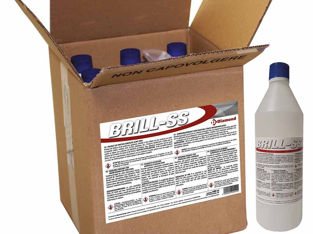 Produit de finition surface acier inox- 1 . x 1 - professionnel professionnel de qualité