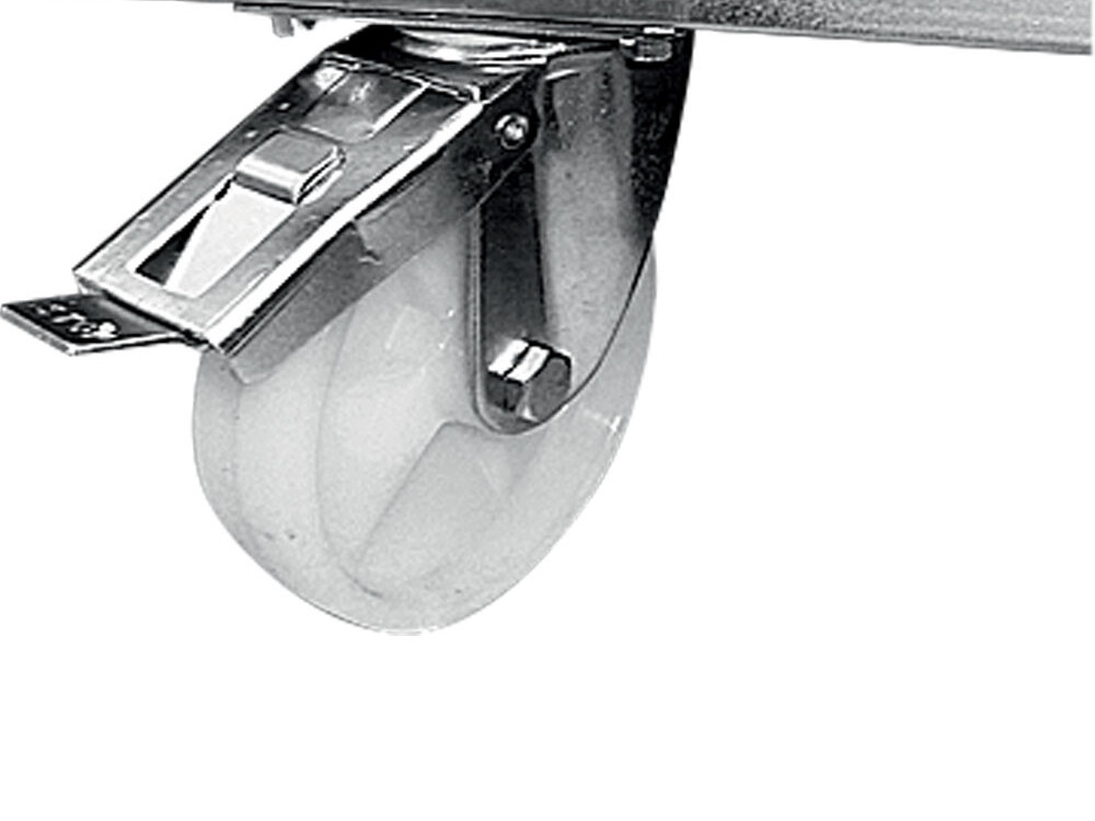 Option: Châssis sur 4 roues dont 2 avec freins - cuisine professionnel de qualité