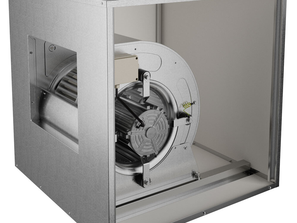 Ventilateur centrifuge avec caisson isolé - cuisine professionnel de qualité