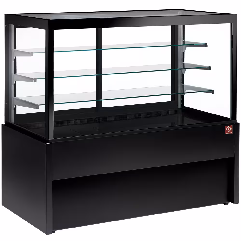 Comptoir vitrine panoramique,  chauffante,  4 niveaux,  s... - professionnel professionnel de qualité
