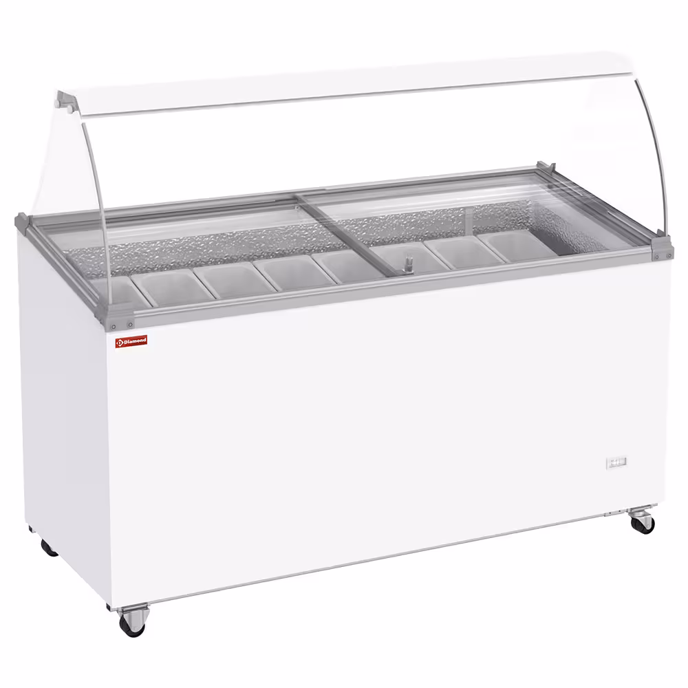 Conservateur comptoir à glaces,  467 litres,  couvercles... - cuisine professionnel de qualité