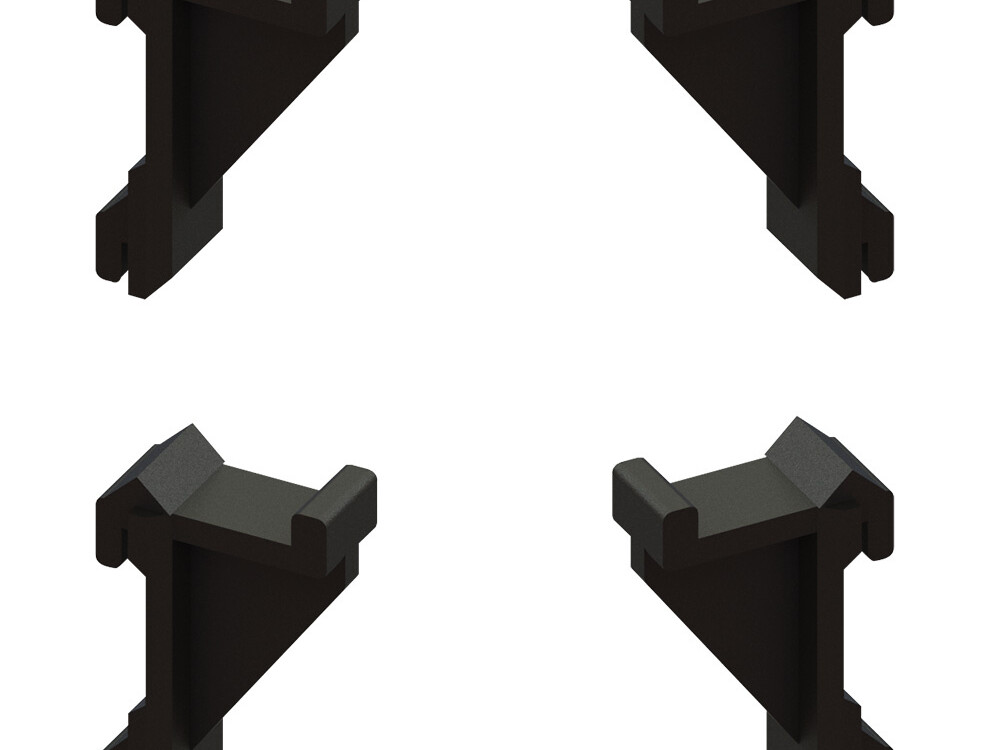 Clips (Kit 4 pièces) support grilles - professionnel professionnel de qualité