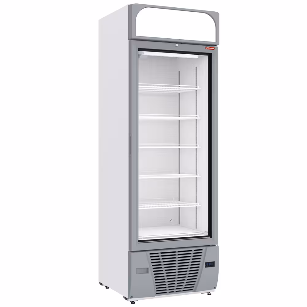 Vitrine ventilée négative vitrée 496 litres - 6 niveau... - équipement professionnel de qualité