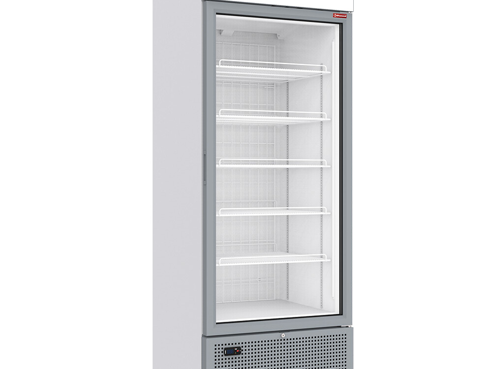 Vitrine ventilée négative vitrée 646 litres - 6 niveau... - professionnel professionnel de qualité