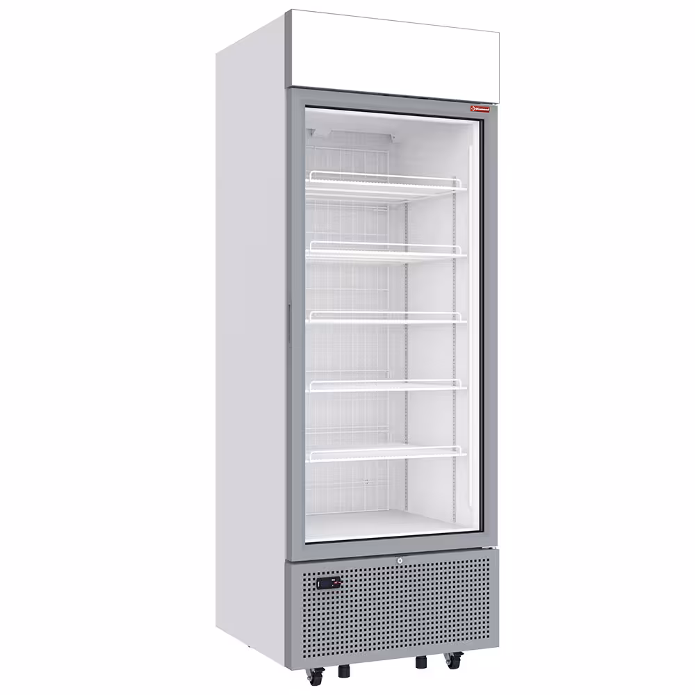 Vitrine ventilée négative vitrée 646 litres - 6 niveau... - professionnel professionnel de qualité