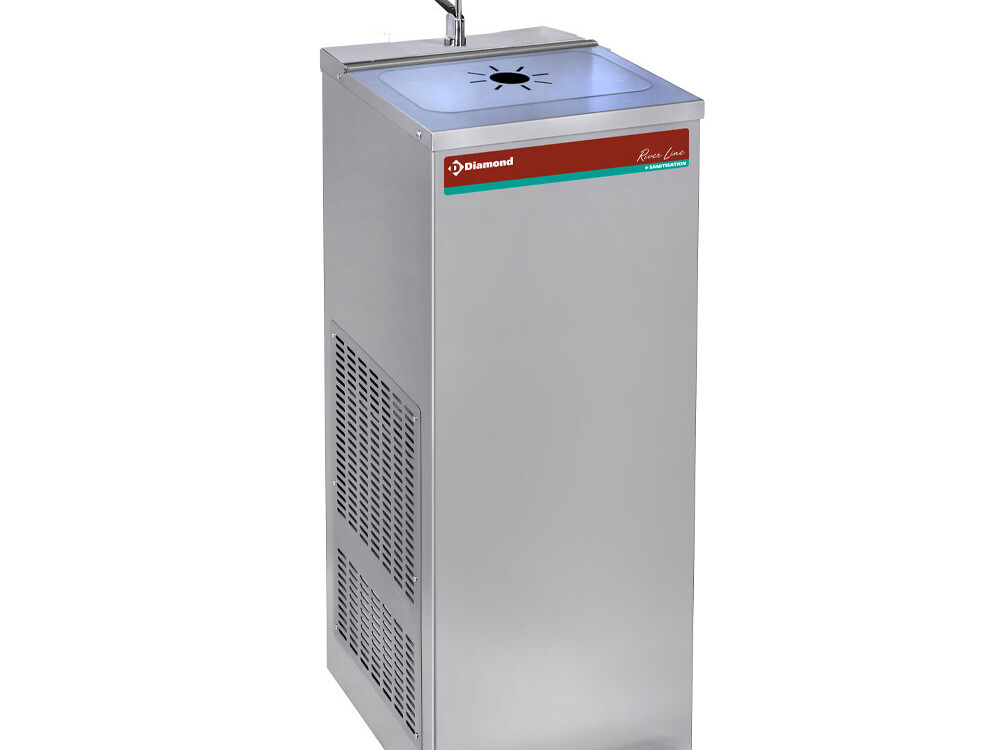 Fontaine réfrigérée à pédale,  inox,  35 Lit/h. - restauration professionnel de qualité