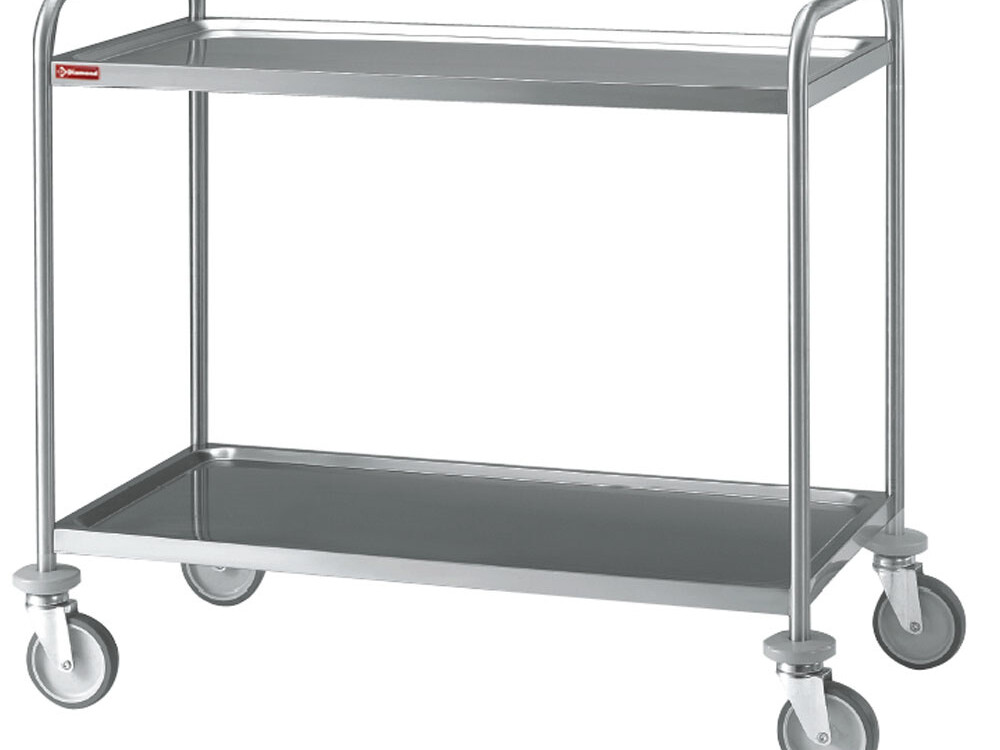 Chariot de service - 2 niveaux - professionnel professionnel de qualité