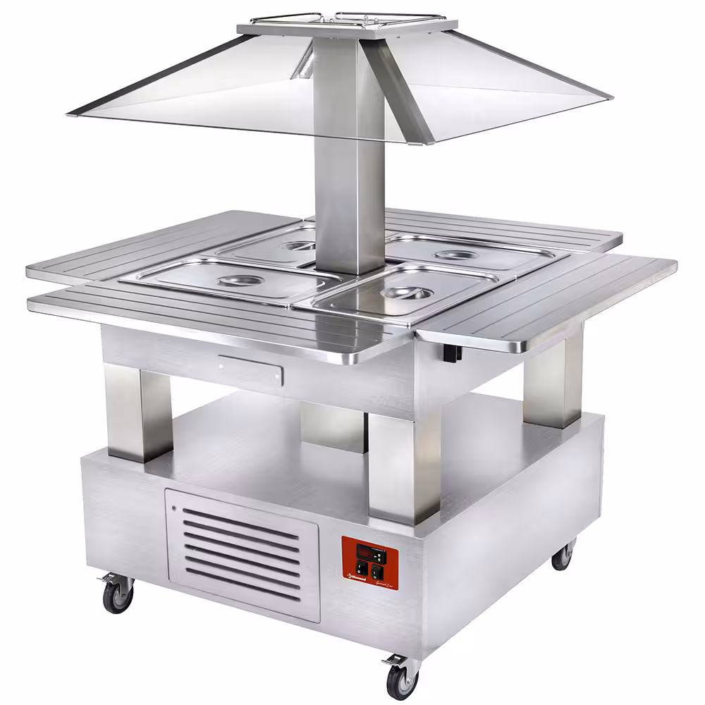 Ilot buffet - Salad bar,  réfrigéré,  4x GN1/1-150 (Bo... - professionnel professionnel de qualité
