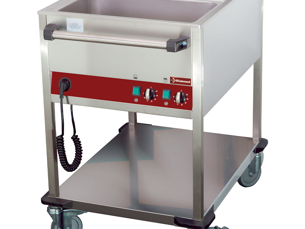 Chariot thermique 2 1/1 - h 150 mm,  2 températures - cuisine professionnel de qualité