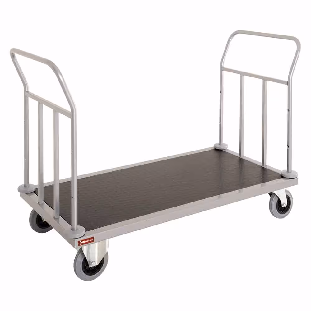 Chariot transfert valises,  double poignée - cuisine professionnel de qualité