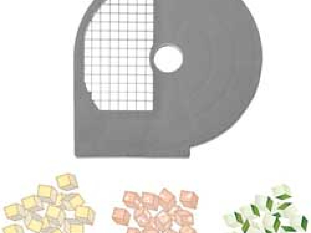 Grille pour cubes/macédoine 8 mm - professionnel professionnel de qualité