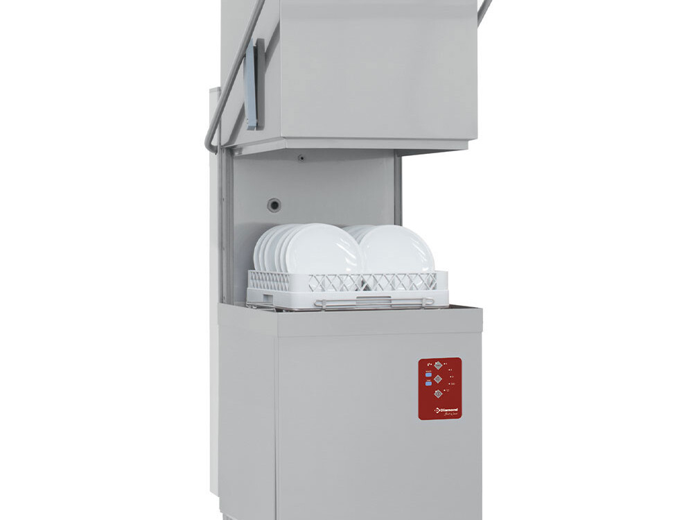 Lave-vaisselle capot, panier 500x500 mm +Break Tank + Ad... - équipement professionnel de qualité